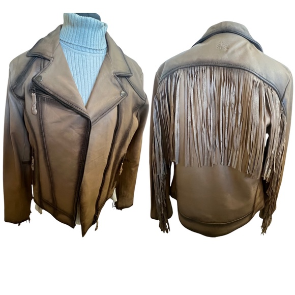 STS Ranchwear Jackets & Blazers - STS Ranch Wear Western Rodeo Leather  jacket  Fringe 2XL - 1X Plus Size Brown